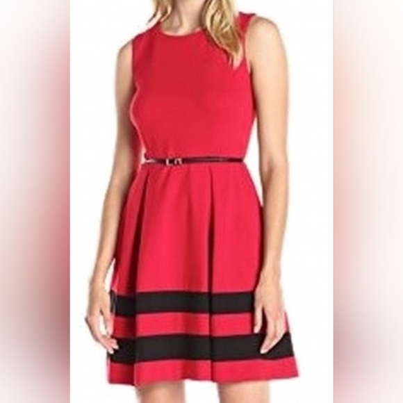 Calvin Klein Dresses & Skirts - Calvin Klein Little Red Holiday Dress 6P
